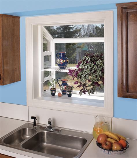 Builders Vinyl Garden Window | JELD-WEN Windows & Doors | Kitchen garden window, Pictures for ...