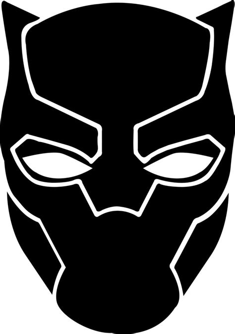 Black Panther Mask Transparent Background | PNG Play | Black panther ...