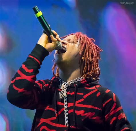 Trippie Redd performing at the ACL Live Moody Theater in Austin, Texas