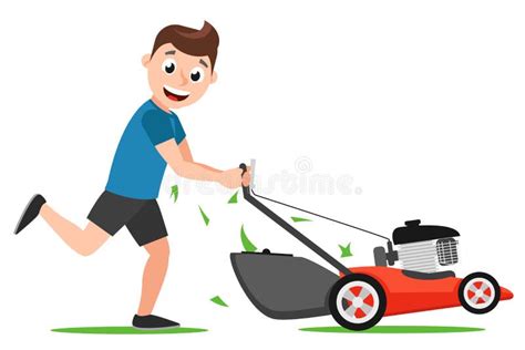 Lawn Mowing Cartoon Man Stock Illustrations – 350 Lawn Mowing Cartoon Man Stock Illustrations ...