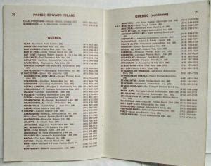 1979 GMC Truck Dealers Drivers Directory US/Canada