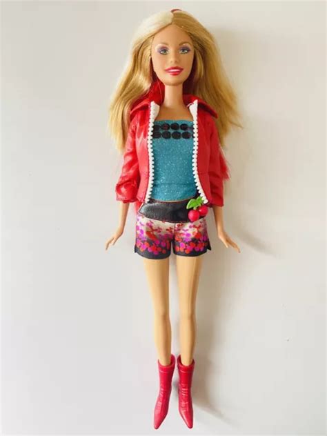 BARBIE SUMMER CANDY GLAM DOLL Strawberry Blonde Hair w Red Streaks $15. ...