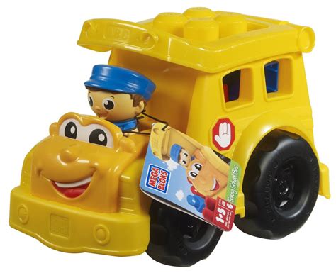 Mega Bloks First Builders Lil Vehicle Race Car, Dump Truck, OR Bus Toddler Fun | eBay