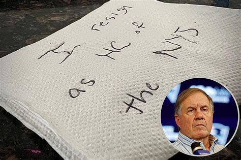 Bill Belichick's Napkin Note Changed Everything for Him and NFL