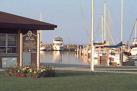 Michigan boating, Rogers City Harbor, Lake Huron