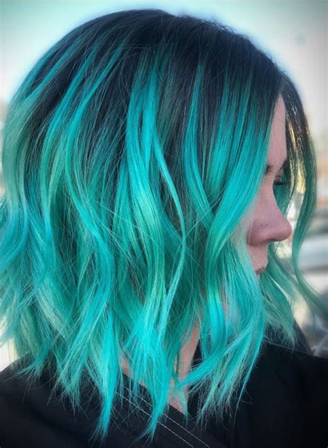 38 Fabulous Green And Blue Hair Color & Hair Style Design - Page 24 of ...