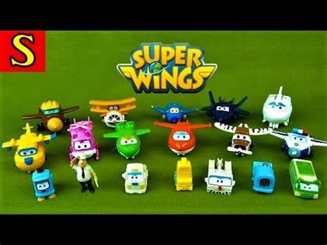 Super Wings World Airport Crew Jimbo Jett Donnie Dizzy Transforming Airplane Bot Toys Video for ...