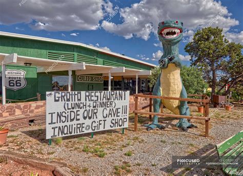 Entrance to the Grand Canyon Caverns Tour Facility, Arizona, United States — tourism, Mile ...