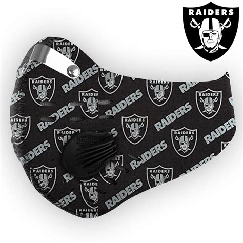 Oakland Raiders Football Face Mask - RobinPlaceFabrics