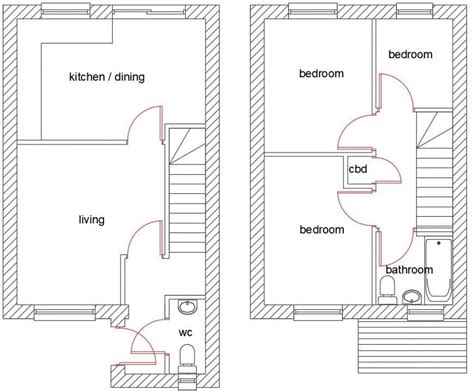 Modern House Top View Plan 2d Model File Cadbull - Bank2home.com