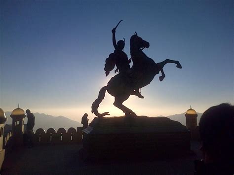 Statue of Rani Lakshmi Bai in Shimla (India) Umbrella Painting, Horse Painting, Woman Painting ...