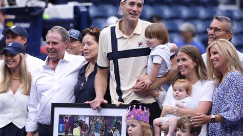 John Isner Celebrates U.S. Open 2023 First Match Win With Wife & Kids