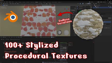 How to get Endless Texture Variations - Stylized PBR Procedural ...