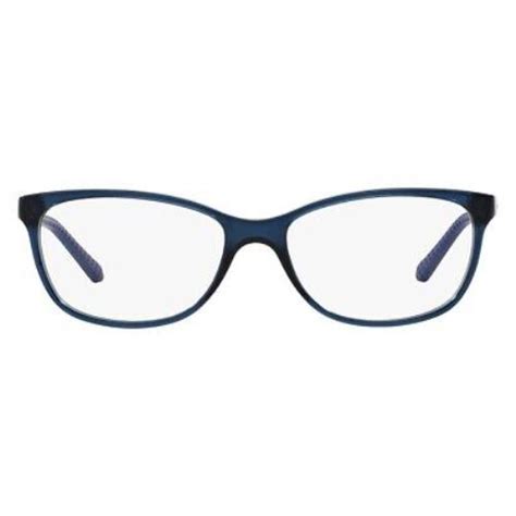 Ralph Lauren RL6135 Eyeglasses Women Shiny Blue Sea Rectangle 54mm | 679420026619 - Ralph Lauren ...