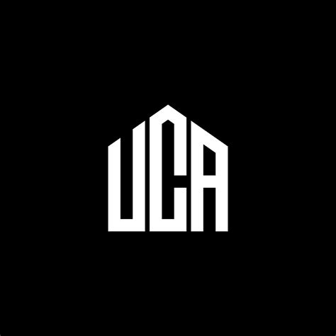 UCA letter design.UCA letter logo design on BLACK background. UCA creative initials letter logo ...