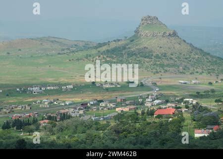 Battlefield landscape, battle of Isandlawana event, Anglo Zulu war 1879, South Africa, military ...