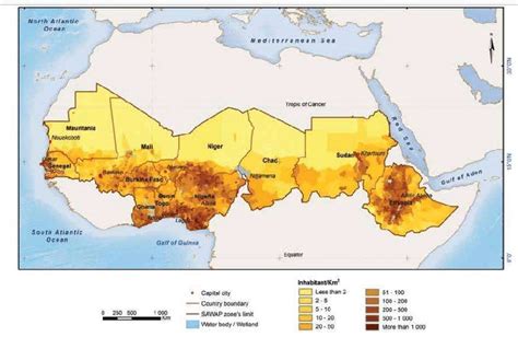 Sahel Desertification Map