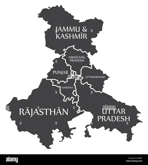 The Northern States Map