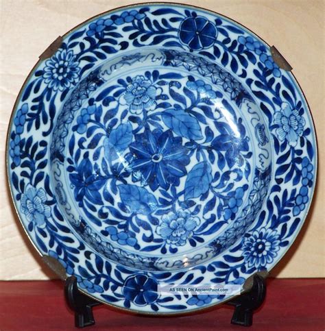 Antique Chinese Blue Porcelain Plate Kangxi Period | Porcelain plates, Plates, Blue and white china