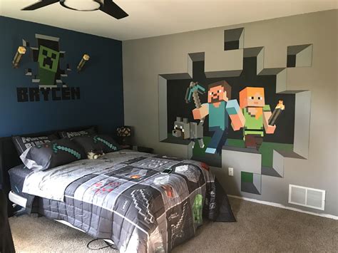 Minecraft Room | Minecraft bedroom decor, Minecraft bedroom, Minecraft room