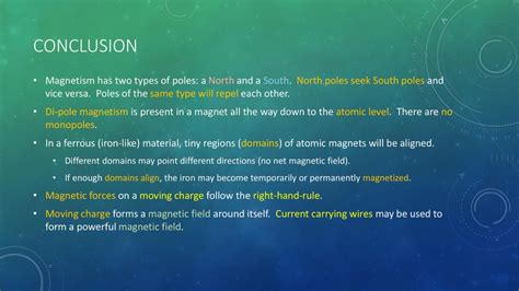 Magnetic Field: Effects, Sources, and Forces - ppt download