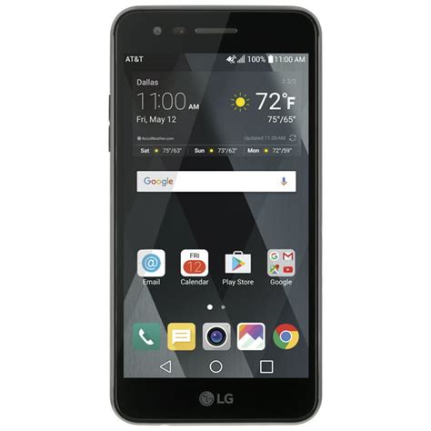 AT&T PREPAID LG Phoenix 3 16GB Prepaid Smartphone, Black - Walmart.com ...