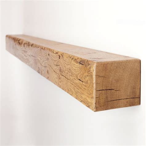 Floating Mantel Shelf Made From Chunky Solid Oak With a Choice - Etsy