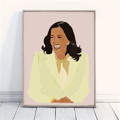 Kamala Harris Print Kamala Harris Wall Art Powerful Woman - Etsy