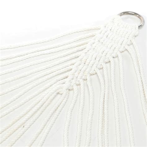 Contemporary Wood and Woven Cord Hanging Hammock | EBTH