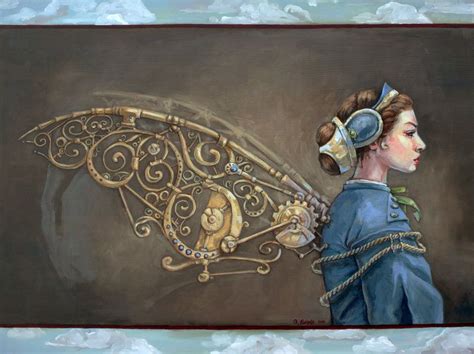 On Steampunk Wings by Gwendolyn Basala | Steampunk wings, Steampunk fairy, Art