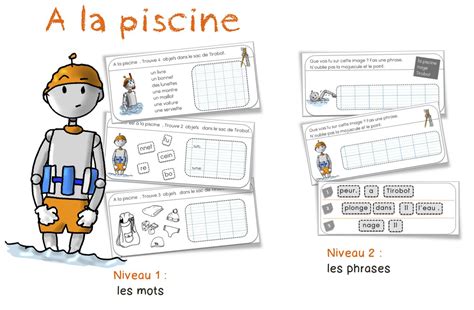 Production d'écrits : la piscine et la mer