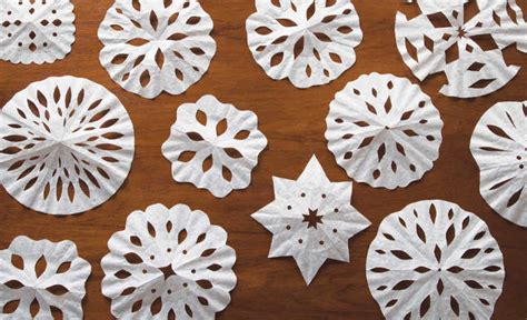 Snowflake Coffee Filters | DIY to Try