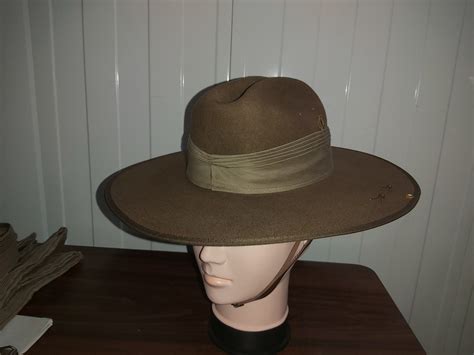 WW2 AIF KHAKI HAT BAND PUGAREE - FOR SLOUCH HAT