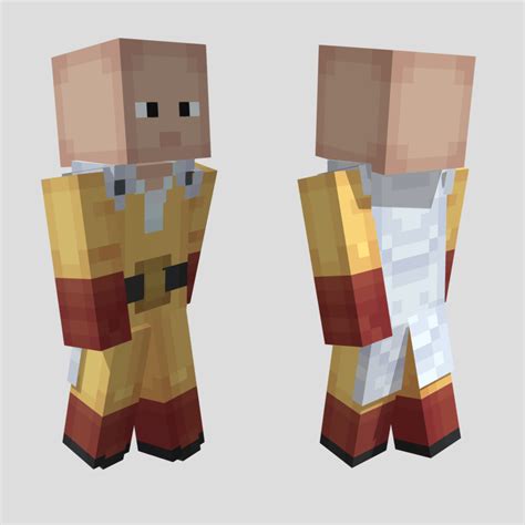 One Punch Man Minecraft Skin - Saitama One Punch Man Minecraft Skin