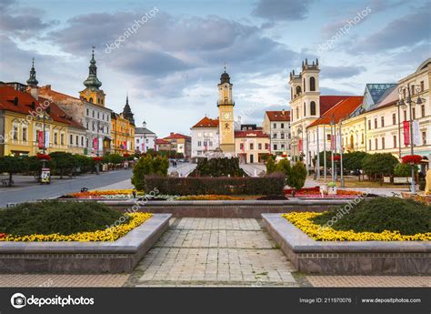 Prievidza Slovakia July 2018 Street Old Town Prievidza Central Slovakia – Stock Editorial Photo ...