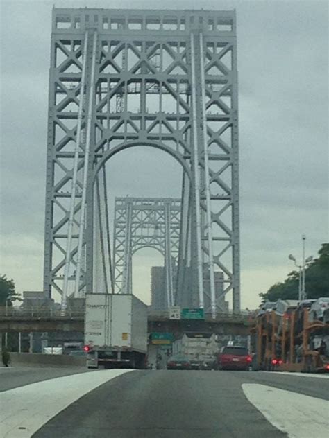 George Washington Bridge Toll Plaza | George washington bridge, Bridge ...