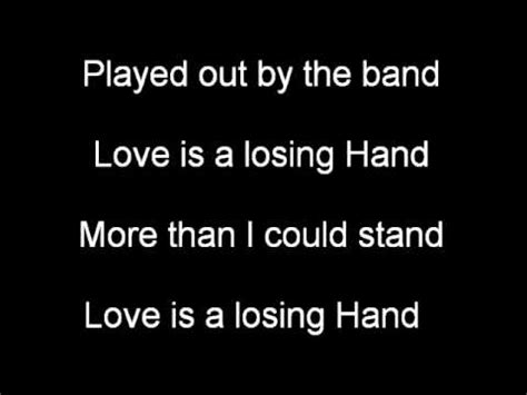 Amy Winehouse-Love is a losing Game (Lyrics) - YouTube