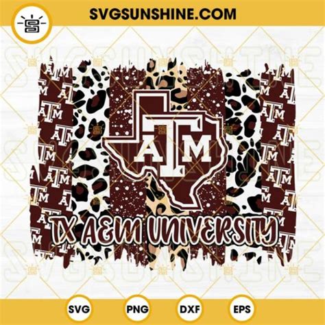 Texas A&M University SVG, Texas A&M Aggies SVG PNG DXF EPS Cut Files