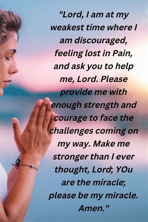 Inspiring and Powerful Prayer for Strength and Guidance with Images