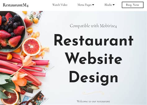 Restaurant Website Design - Awwwards Nominee
