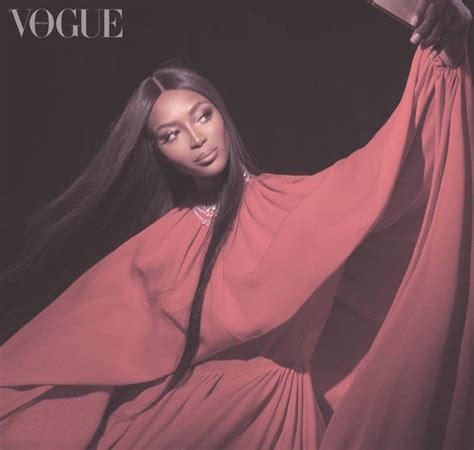 Naomi Campbell Enchants for Vogue UK Cover (Photos) | Naomi campbell ...