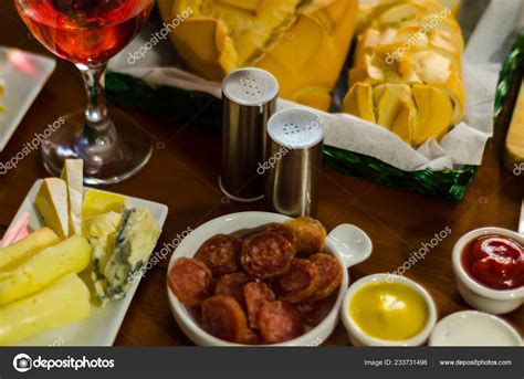 Set Different Appetizers Small Portions Healthy Delicious Snacks Diet Food — Stock Photo ...