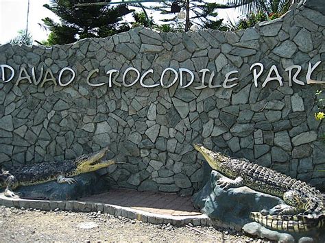 Philippines tourist destination: The Davao Crocodile Park in Davao City