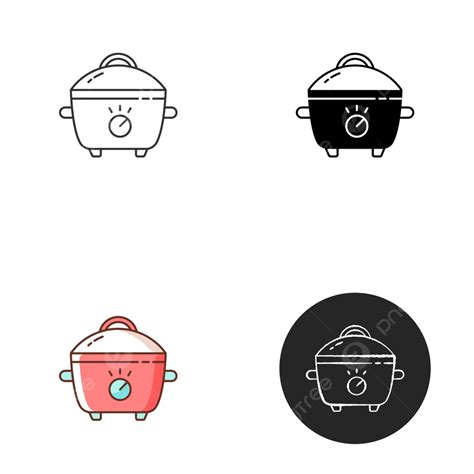 Slow Cooker Icon Slow Linear Logo Vector, Slow, Linear, Logo PNG and Vector with Transparent ...