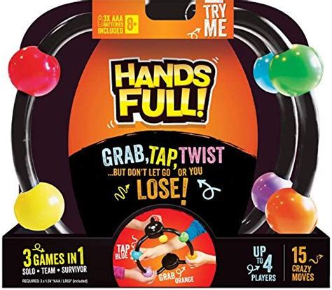 Hands Full! - an Interactive Family Game of Twisted Challenges and Tangled Fun - Grab, Tap and ...