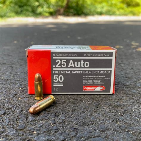 25 ACP Auto 50gr FMJ (Aquila) - Ammo Direct