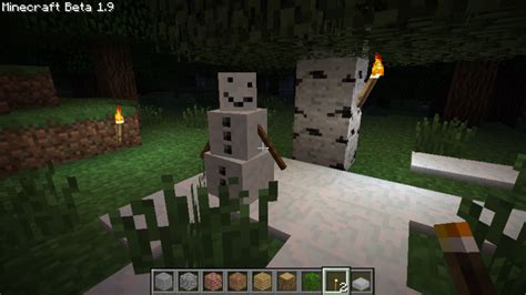 New Minecraft mob: Snowman | halfblog.net