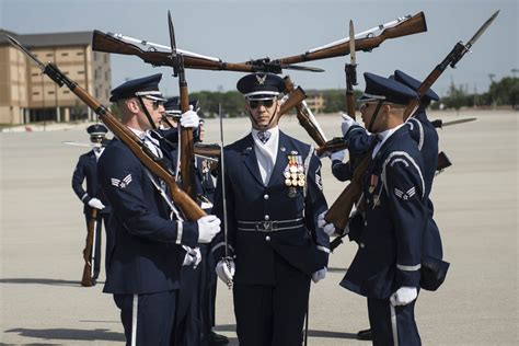 Air Force Honor Guard Drill Team performs for 127th Fiesta San Antonio ...