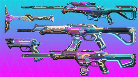 Valorant Glitchpop Skins | HD-images, Full Set, and Prices