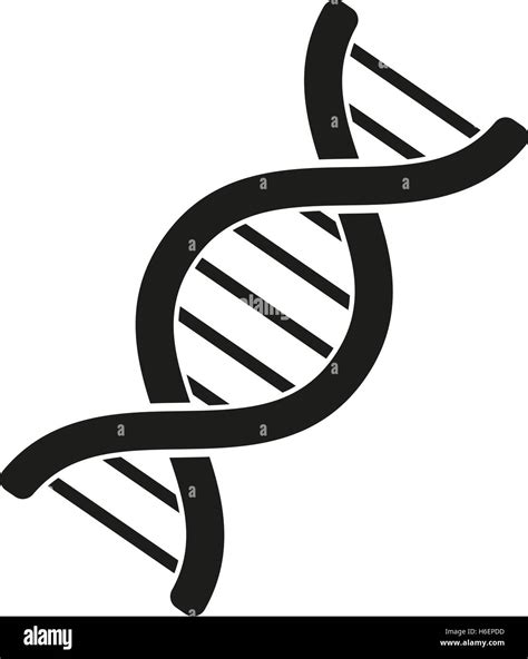 The dna icon. Genetics and medicine, molecule, chromosome, biology ...